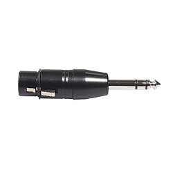 XLR Femelle à 6.35mm 1/4 Pouce TRS Adaptateur Mâle Convertisseur Mic AudioLine