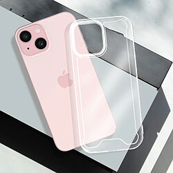 Acheter Avizar Coque pour iPhone 15 Plus Dos Rigide Coins Bumper Antichoc Transparent