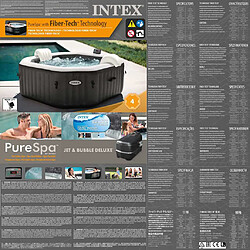 Acheter INTEX Baignoire de massage à bulles Octogone PureSpa