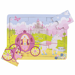 Bigjigs Toys Puzzle Plateau Princesse en Bois