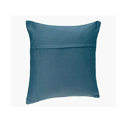 Avis Atmosphera, Createur D'Interieur Coussin déhoussable 38x38 cm - Bleu canard - Atmosphera