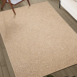 vidaXL Tapis ZIZUR 120x120 cm aspect de jute intérieur et extérieur