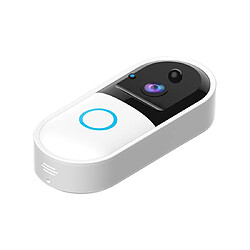 Avis Wewoo Visiophone sans fil Portier Interphone vidéo Sonnette visuelle B50 720P Smart WiFisurveillance à distance par téléphonevision nocturne et carte SD blanche