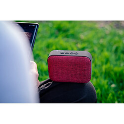 TELLUR Callisto Enceinte Bluetooth Portable, Rouge pas cher