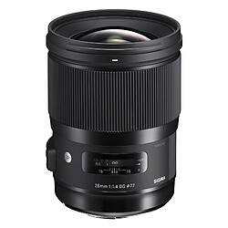 SIGMA Objectif 28mm f/1.4 DG HSM Art compatible avec Canon