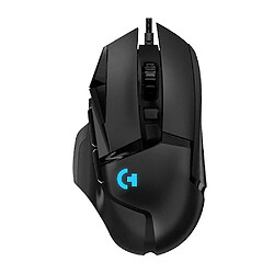 Universal Maison de jeu filaire ergonomique 7 Button G502 USB Computer Mouse RVB Gamer MICE X7 Anti-Sweat avec LED