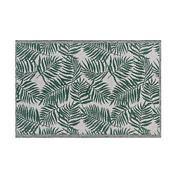 Acheter Beliani Tapis extérieur vert foncé au motif feuilles de palmier 120 x 180 cm KOTA