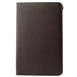 Wewoo Housse Étui marron pour Samsung Galaxy Tab 2 10.1 / P5100 360 degrés Rotatif Litchi Texture en cuir avec support