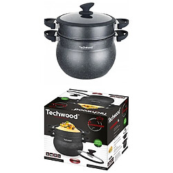 Acheter Techwood Couscoussier 8L Aluminium pressé tous types de feux + Induction Poignées touché velours