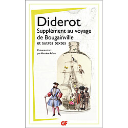 Supplément au voyage de Bougainville. Pensées philosophiques. Lettre sur les aveugles - Occasion
