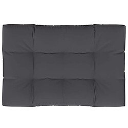 Maison Chic Coussin Confort | pouf | Coussin de palette anthracite 120x80x12 cm tissu -GKD60541