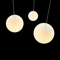 Avis Design House Stockholm LUNA-Suspension Verre Ø30cm Blanc Design Stockholm House