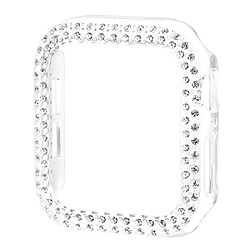 Coque en TPU décor strass, anti-rayures, transparent pour votre Apple Watch Series 6/5/4/SE 44mm