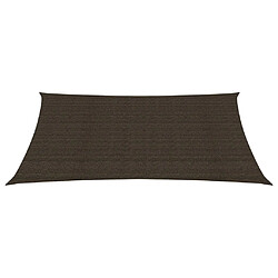 Helloshop26 Voile d'ombrage 160 g/m² marron 2,5 x 4,5 m pehd 02_0009137