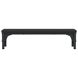 Avis vidaXL Support de moniteur noir 55x23x14 cm bois d'ingénierie