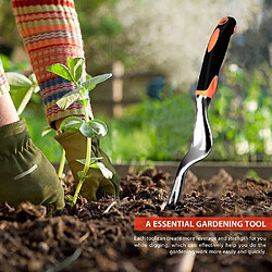 Avis BESTA Outils de désherbage de jardin Outils de désherbage Extracteur de mauvaises herbes Pissenlit Digger Extracteur Outils de désherbage Meilleur outil pour jardin pelouse (Orange)