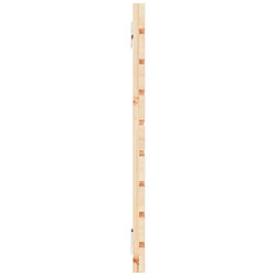 Acheter vidaXL Tête de lit murale 126x3x63 cm Bois massif de pin