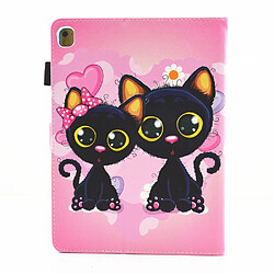 Acheter Etui en PU avec support deux chats pour votre Apple iPad 10.2 (2019)