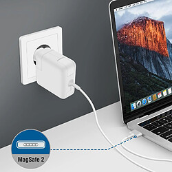 Avis Chargeur Mural MagSafe 2 MacBook Air 45W Charge Rapide Compact A2-45 LinQ Blanc