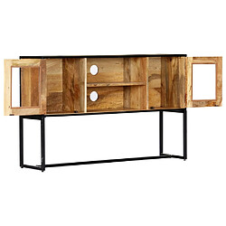 Avis Maison Chic Meuble TV scandinave - Banc TV pour salon 120 x 30 x 75 cm Bois de récupération massif -MN49289