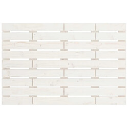 Acheter Maison Chic Tête de lit scandinave,Meuble de chambre murale Blanc 96x3x63 cm Bois massif de pin -MN92659