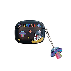 GUPBOO Airpods Coque Housse Étui Protecteur Compatible pour AirPods 3-Ins dessin animé mignon astronaute de l'espace