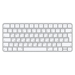 Apple Magic clavier USB + Bluetooth Russe Aluminium, Blanc