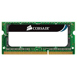 Corsair CMSA4GX3M1A1066C7 Apple Mac 4GB (1x4GB) DDR3 1066Mhz CL7 Mémoire pour ordinateur portable SODIMM pour produits Apple.