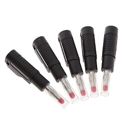 10pieces 4mm Banana Plug Pour Test Sonde Instrument Compteur Connecteur Rouge + Noir pas cher