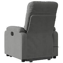 Acheter vidaXL Fauteuil inclinable de massage électrique gris foncé