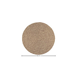 Acheter ICONIK INTERIOR Tapis rond en jute - Boho Bali - 100 CM - Yuri Naturel