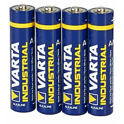 set di pile alcaline varta batterie industrial micro aaa 1,5v 4pz