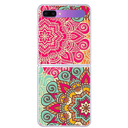 Coque en TPU antichoc fleurs de palais colorées pour votre Samsung Galaxy Z Flip3 5G