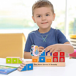 Universal Blocs de construction en bois Toys Prince Save the Princess Interactive for Kids 3D Blocks Gifts | Puzzles pas cher