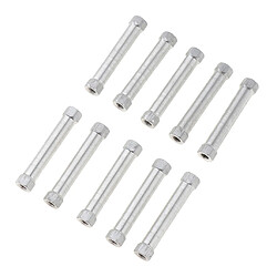 10pcs Entretoise de colonne de sortilège en aluminium à double tête pour hélicoptère 3x22mm pas cher