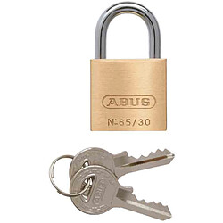 ABUS - Cadenas laiton massif série 65 - 50 mm - Anse 29,5 mm