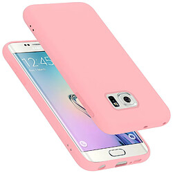 Cadorabo Coque Samsung Galaxy S6 EDGE Etui en Rose