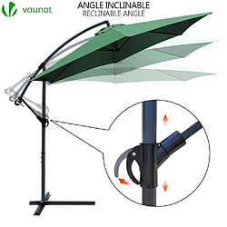 Avis Vounot Parasol deporte 3M avec housse de protection