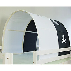 Decoshop26 Tunnel pour lit enfant superposé tente accessoires pirate 90x70x100cm APE06043