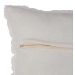 Avis Pegane Coussin carré déhoussable, coloris blanc - Dim : 45 x 45 cm