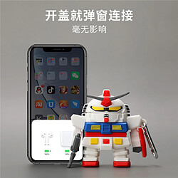 GUPBOO Airpods Coque Housse Étui Protecteur Compatible pour AirPods 3-Homme robot de dessin animé Gundam