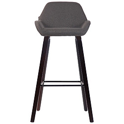 Non Tabouret de bar Newnan en tissu 4 pieds structure noyer (chêne)