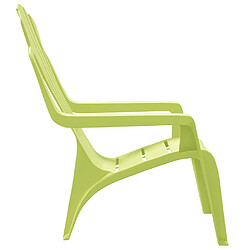 Acheter vidaXL Chaises de jardin pour enfants lot de 2 vert 37x34x44 cm PP