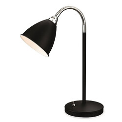 Luminaire Center 1 lampe de table noire avec chrome, E14