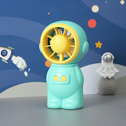 (Vert) Ventilateur électrique de Bureau Portable Star Kids pour Astronaute Spatial à Turbine avec Recharge Usb