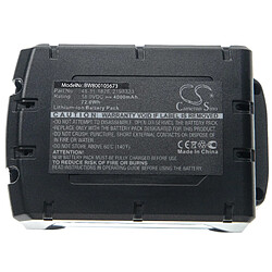 vhbw Li-Ion Batterie 4000mAh (18V) pour outils AEG / Milwaukee 4933416345, C12-28 DCR, C18 DD, C18 HZ, C18 ID comme 48-11-1815N, B41A, M18