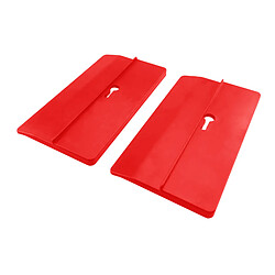 2 Pack Rouge Cloisons Sèches En Plastique Outil de Montage Plafond Plaques de Plâtre de Fixation Outil Panneau de Gypse Soutient Carpenter Outil