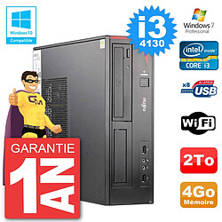 PC Fujitsu Esprimo E520 DT i3-4130 RAM 4Go Disque Dur 2To Graveur DVD Wifi W7 - Occasion