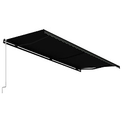 Avis vidaXL Auvent rétractable automatique 600x300 cm Anthracite