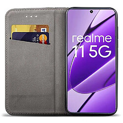 Avis Htdmobiles Housse etui portefeuille avec coque interieure en silicone pour Realme 11 5G et Realme C67 5G + verre trempe - OR MAGNET